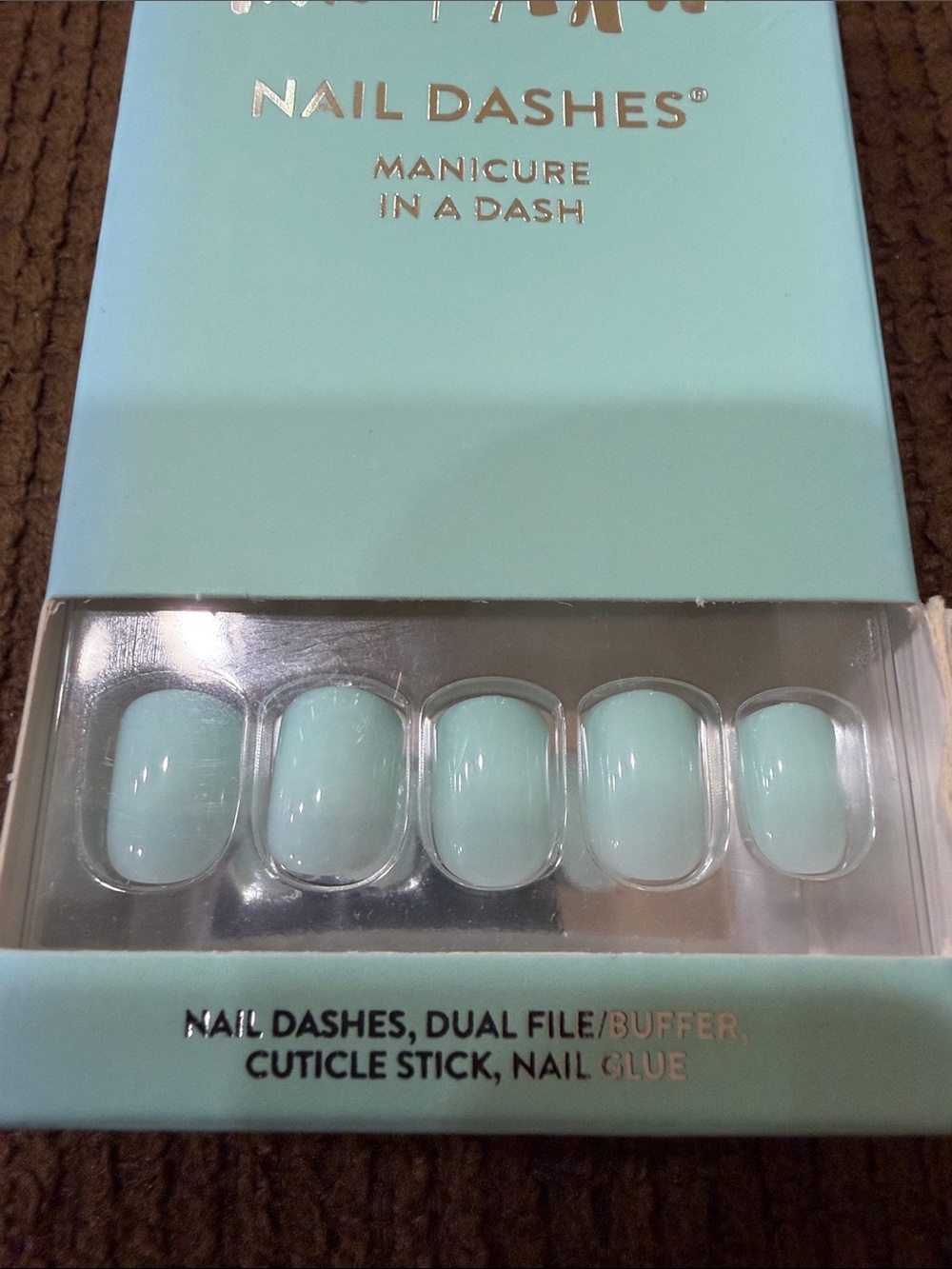 Red Aspen Nail Dashes  Press-On Nails - Picture 13 of 13